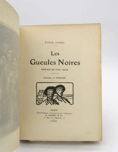 Les gueules noires. Préface de Paul Adam.