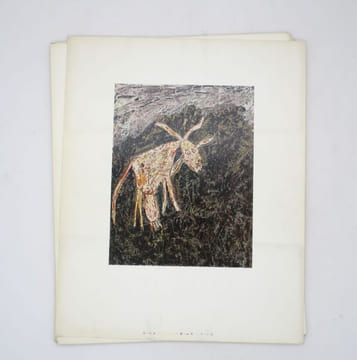La Vache au pré noir de Jean Dubuffet. Lettre d'un imprimeur à un peintre et la réponse que celui-ci y fit.. DUBUFFET (Jean), BARNIER (Louis)