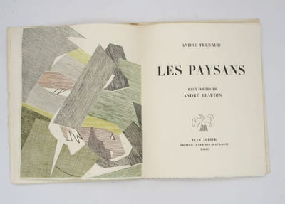 Les paysans. Eaux-fortes de André Beaudin.