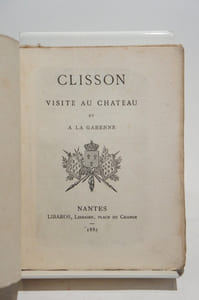 Clisson. Visite au Château et à la Garenne.