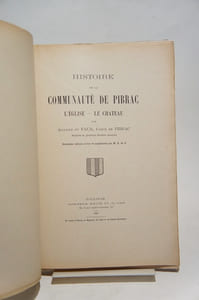 Histoire de la communauté de Pibrac, l'église, le château.