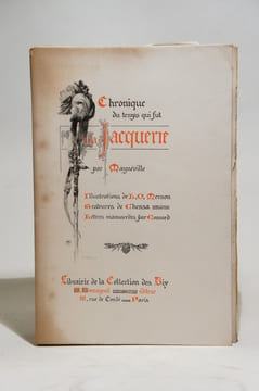 Chronique du temps qui fut : la Jacquerie. Illustrations de L.-O. Merson. Gravures de Chessa. Lettres manuscrites par Cossard.. MAYNEVILLE, MERSON ...