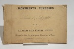 Monuments funèbres, dessinés et lithographiés par G. L. Adams & J. A. Leveil, architectes. Recueillis dans les principaux cimetières de Paris (Père ...