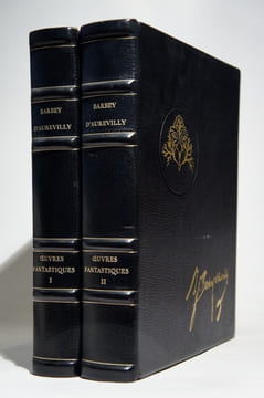 Oeuvres fantastiques de Barbey d'Aurevilly : Les diaboliques, Lecachet d'Onyx, Léa, Une vieille maîtresse. Tome 1. Tome 2 et dernier.. BARBEY ...