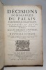 Décisions sommaires du Palais, par ordre alphabétique, illustrées de notes & de plusieurs arrests de la Cour de Parlement de Bordeaux. Nouvelle ...