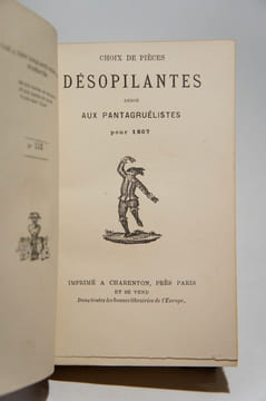 Choix de pièces désopilantes dédié aux Pantagruélistes pour 1867.. undefined