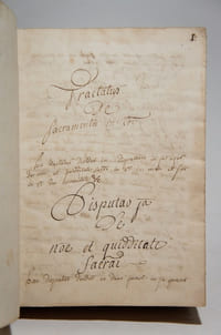 MANUSCRIT : Traités théologiques en latin.