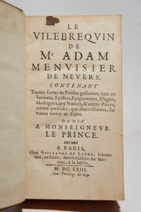 Le vilebrequin de Me Adam menuisier de Nevers