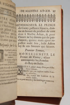 Le vilebrequin de Me Adam menuisier de Nevers. BILLAUT (Adam, Maître Adam)