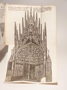 Description nouvelle de la Cathédrale de Strasbourg, et de sa fameuse Tour, contenant ce qui s'y est passé depuis sa construction, avec tout ce qu'il y a de remarquable au dedans & au dehors de cette édifice. Avec des figures en taille-douce. Traduite de l'allemand par François Joseph Böhm, cy devaut maître de langue de cette ville. Seconde édition.