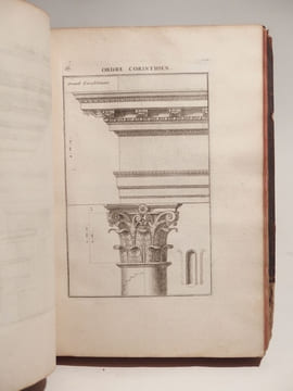 [Traité d'Architecture : Second volume contenant les Figures.] Les Ordres des Colonnes.. LE CLERC (Sébastien)