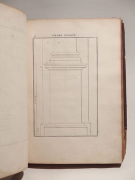 [Traité d'Architecture : Second volume contenant les Figures.] Les Ordres des Colonnes.. LE CLERC (Sébastien)
