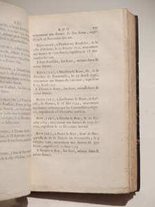 Dictionnaire des ennoblissemens (anoblissements), ou Recueil des lettres de noblesse, depuis leur origine, tiré des registres de la Chambre des Comptes & de la Cour des Aides de Paris.