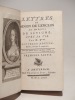 Lettres de Ninon de Lenclos au Marquis de Sévigné, avec sa vie, par M. B***. Nouvelle édition.. NINON DE LENCLOS