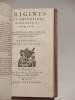 Origines des dignitez et magistrats de France. Suivi de : Origines des chevaliers, armoiries, et héraux.. FAUCHET (Claude)