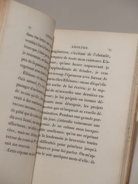 Adolphe. Anecdote trouvée dans les papiers d'un inconnu et publiées par M. Benjamin Constant.. CONSTANT (Benjamin)