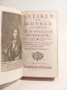 Satires et oeuvres diverses de M. Boileau Despréaux, avec les passages de poëtes latins, imitez par l'auteur. Et augmentées de plusieurs pièces qui ...