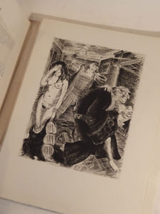 Volpone ou le Renard, de Ben Jonson. Adaptation en 9 tableaux de Paul Achard. Cuivres gravés par Jean Mohler.