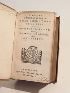 P. Bertii Commentariorum rerum Germanicarum libri tres. Primus, De Germanica veteri, Secundus, A Carolo Magnus deinceps, Tertius, De Uribus.