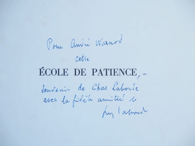 Ecole de patience. La guerre vue par Chas Laborde. Avec une évocation par Pierre Mac Orlan.