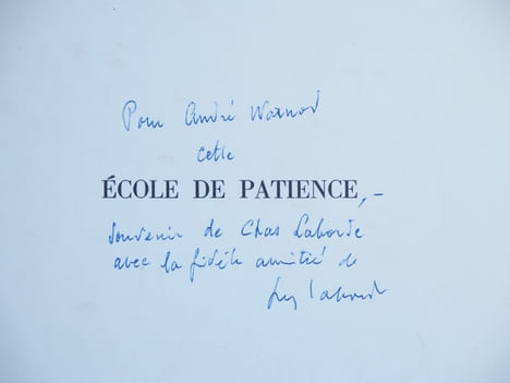 Ecole de patience. La guerre vue par Chas Laborde. Avec une évocation par Pierre Mac Orlan.. LABORDE (Guy), CHAS LABORDE, MAC ORLAN (Pierre)