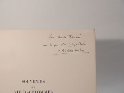 Souvenirs du Vieux-Colombier. 55 dessins originaux précédés d'un texte de Jules Romains.