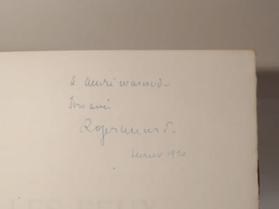 Les feux de la Saint-Jean. Poème orné de 5 dessins par Luc-Albert Moreau.