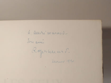 Les feux de la Saint-Jean. Poème orné de 5 dessins par Luc-Albert Moreau.. ALLARD (Roger), MOREAU (Luc-Albert), WARNOD (André)