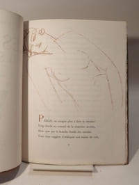 Les feux de la Saint-Jean. Poème orné de 5 dessins par Luc-Albert Moreau.