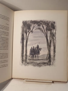 La fleur au fusil. Illustrations originales en couleurs de Pierre Falké.