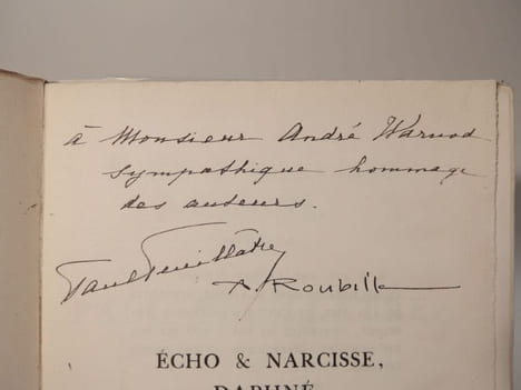 Echo et Narcisse. Daphné. Poèmes de Paul Feuillâtre. Ornés de 80 dessins et de 8 hors-texte par A. Roubille.. FEUILLATRE (Paul), ROUBILLE (A.), WARNOD ...