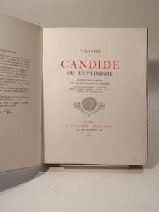 Candide ou l'optimisme. Illustrations de André Lambert.