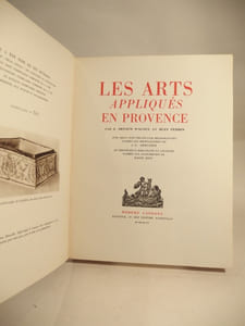 Les Arts appliqués en Provence.