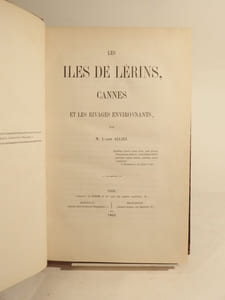 Les Iles de Lérins, Cannes et les rivages environnants.