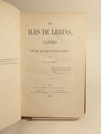 Les Iles de Lérins, Cannes et les rivages environnants.
