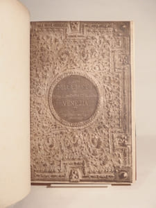 L'Arte della Stampa del Rinascimento italiano. Venezia.