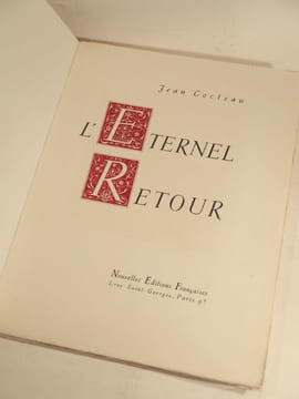 L'éternel retour. COCTEAU (Jean), ALBIN-GUILLOT (Laure)