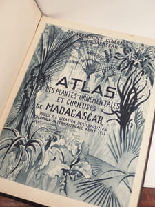 Atlas des plantes ornementales et curieuses de Madagascar, publié à l'occasion de l'Exposition coloniale internationales Paris 1931.