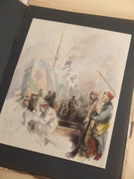 Le Front de Mer, par D. Charles Fouqueray, peintre officiel du Ministère de la Marine et du Musée de l'Armée. Album. Tirage de Léon Marotte.. ...