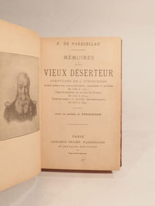 Mémoires d'un vieux déserteur. Aventures de J. Steininger [...]. Avec un portrait.