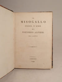 Il Misogallo. Prose, e Rime.