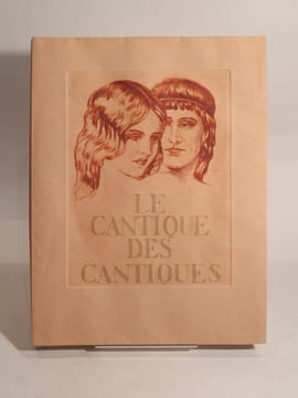 Le Cantique des cantiques. Texte et illustrations gravées à l'eau-forte par Léon Courbouleix.. COURBOULEIX (Léon)