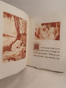 Le Cantique des cantiques. Texte et illustrations gravées à l'eau-forte par Léon Courbouleix.. COURBOULEIX (Léon)