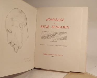 Hommage à René Benjamin. Illustrations de Guy Arnoux et André Jacquemin.