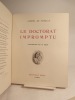 Le doctorat impromptu. Illustrations de P.-E. Bécat.. NERCIAT (Andréa de), BECAT (Paul-Emile)