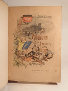 Le tabac. Le livre des fumeurs et des priseurs. Préface du baron Oscar de Watteville.