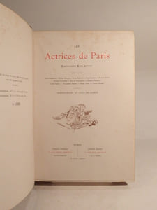 Les Actrices de Paris. Portraits de E. de Liphart.