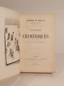 Lettres chimériques. Avec un dessin de Geroges Rochegrosse.