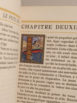 Le Puits de Jacob. Miniatures de Arthur Szyk. Préface de A. de Monzie.. BENOIT (Pierre), SZYK (Arthur), MONZIE (A. de)