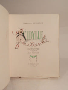L'Idylle vénitienne. Illustrations originales au burin de Jean Traynier.